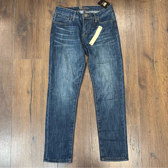 🆕 Kut from the Kloth Catherine Boyfriend Cuffed Jeans SZ 2 - Picture 3 of 8